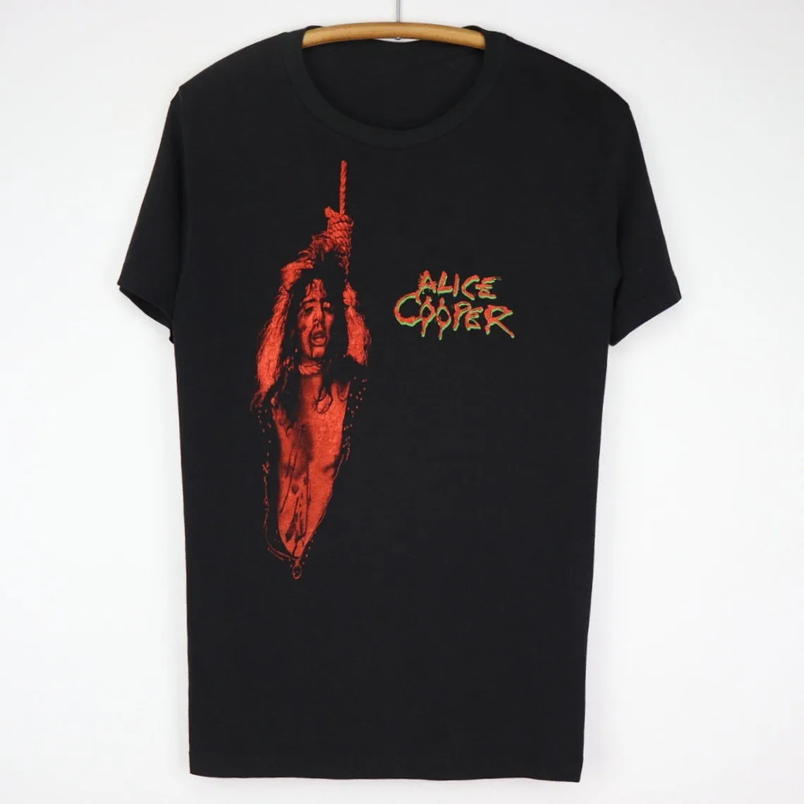Rock Punk Tops Vintage Alice Cooper 2006 Nightmare Tour Shirt Y2k Vintage Tees Casual Loose Streetwear Print T Shirts Unisex