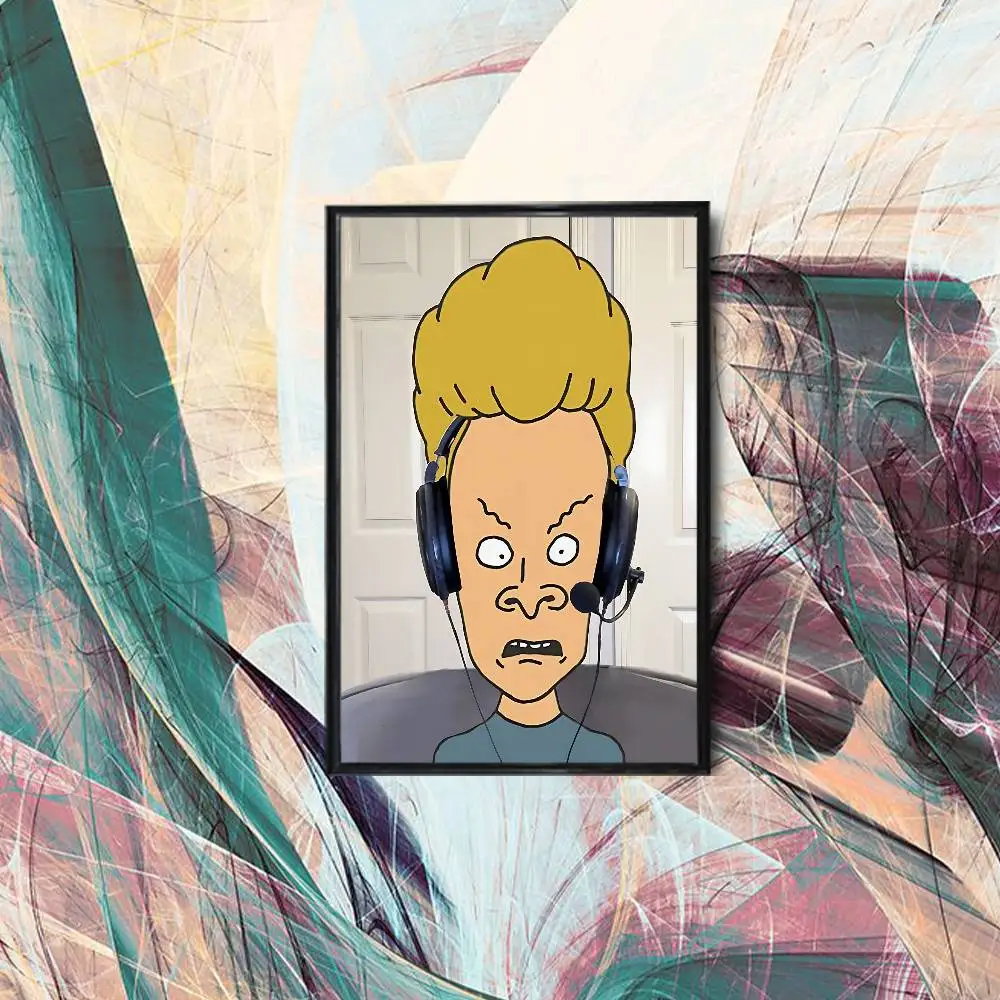Split personality Beavis Butt Head Poster Poster Paper Print Home Living Room Bedroom Entrance Bar Cafe Art Painting Decoration
