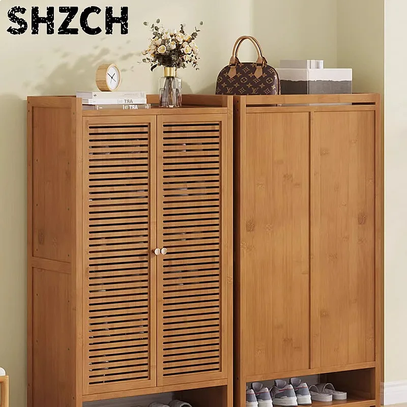 Dust-proof Space Saving Shoe Cabinet Multi-layer Shoe Storage Organizer for Living Room