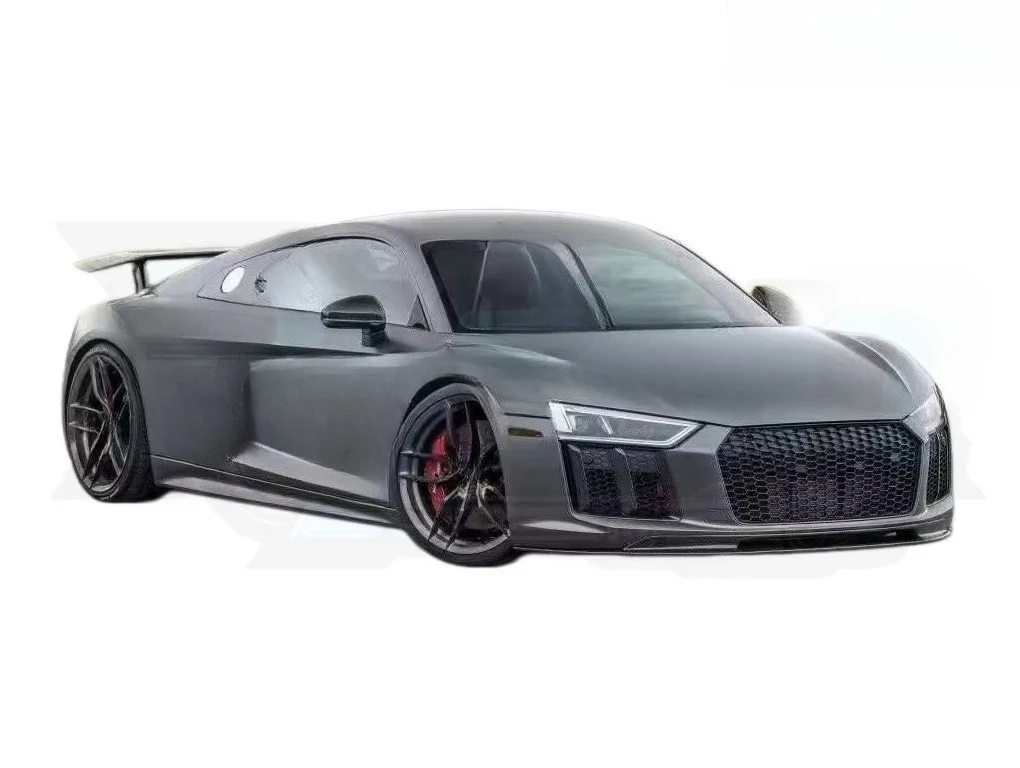 

Applicable to the New R8 for Customization and Upgrade. V-style. Dry Carbon Fiber Body Kit