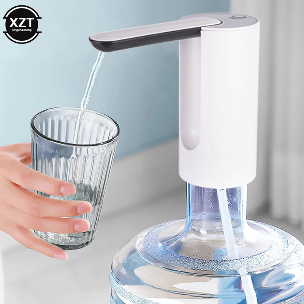 Smart Water Bottle Pump Household USB Electric Foldable Barreled Water Suction Device Desktop Mineral Water Pump Water Dispenser