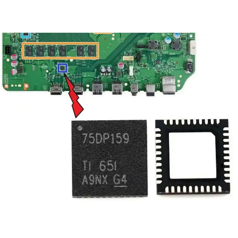 1-5pcs TDP158 75DP159 HDMI IC Retimer for XBOX ONE X ONE S