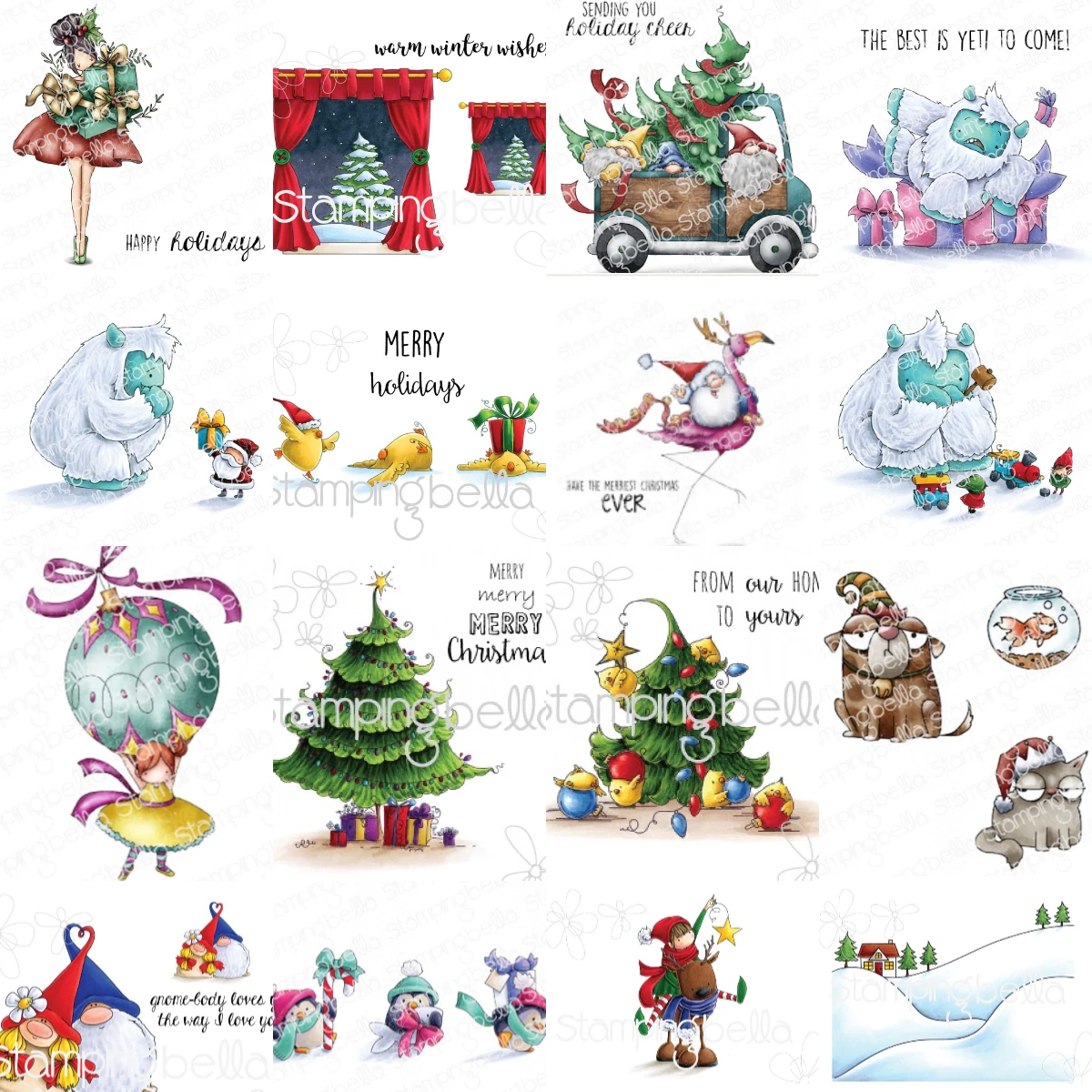 Christmas Tree Gift Car Stamps For DIY Scrapbooking Crafts Maker Photo Album Template Handmade Decoration 2025 New