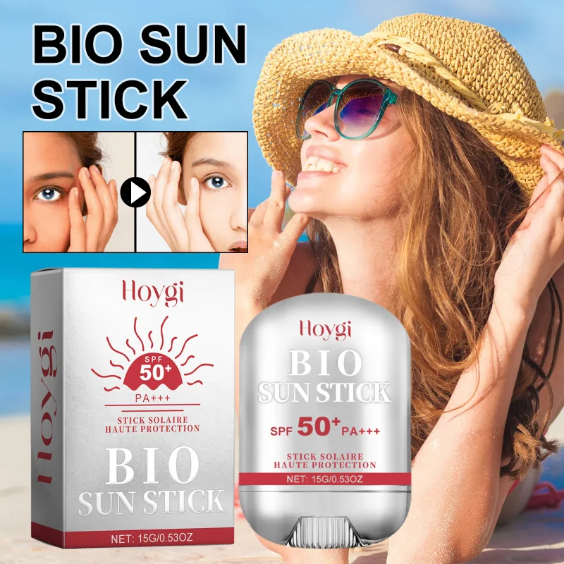 

Sunscreen Stick - Outdoor UV Protection Against Sunspots Wrinkles, Firms Brightens Skin, Moisturizing Lightweight Gentle