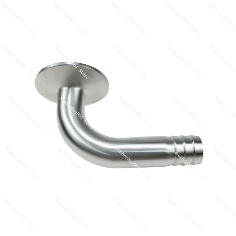 Applicable to stainless steel sanitary grade 90 degree quick installation leather pipe elbow water pipe fittings hose elbow