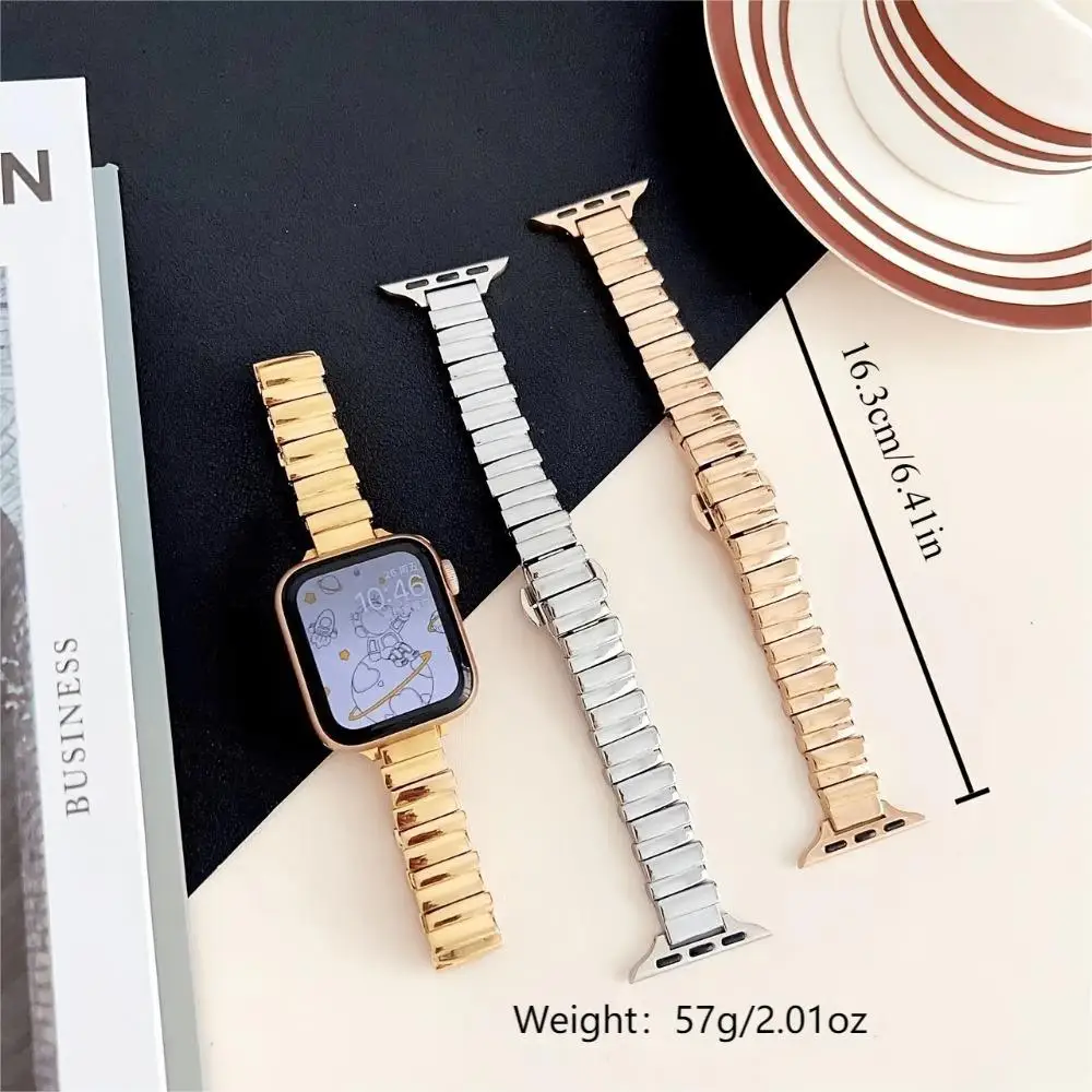 Women\'s irregular metal strap, compatible with Apple Watch 38/40/41/42/44/45/49mm, for Series Ultra Se/9/8/7/6/5/4/3/2/1
