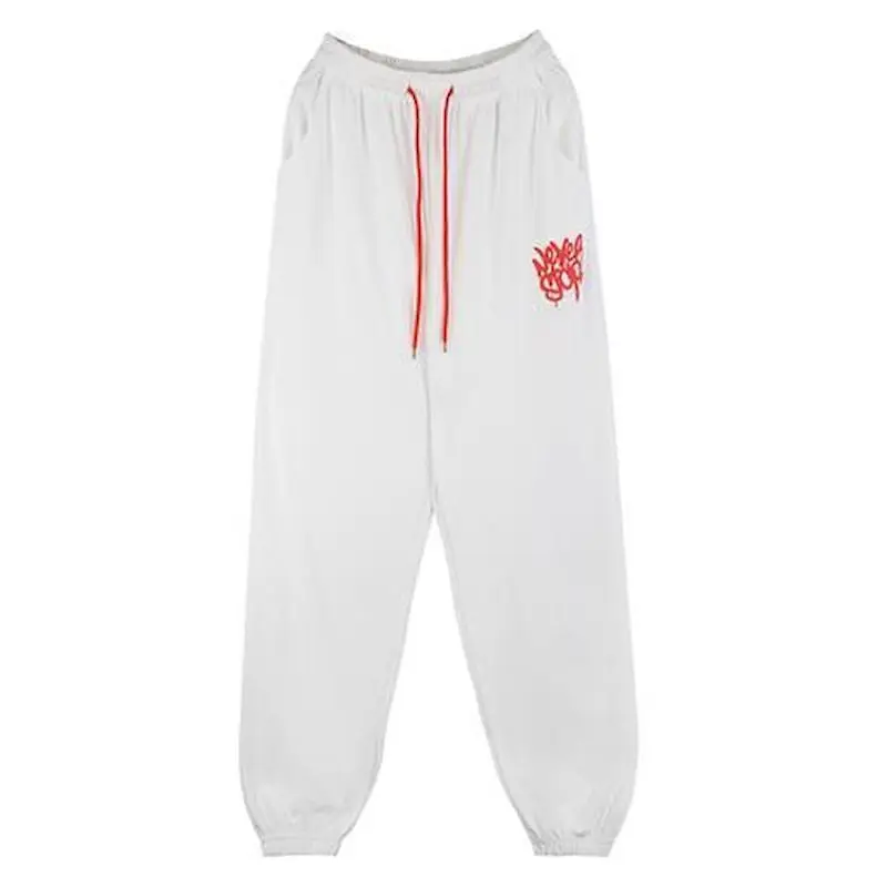 

Jazz Hip-hop Sweatpants Women's Pants 2026 Summer Trend Loose High-waisted Pants Letter Print White Leggings Trousers Trend