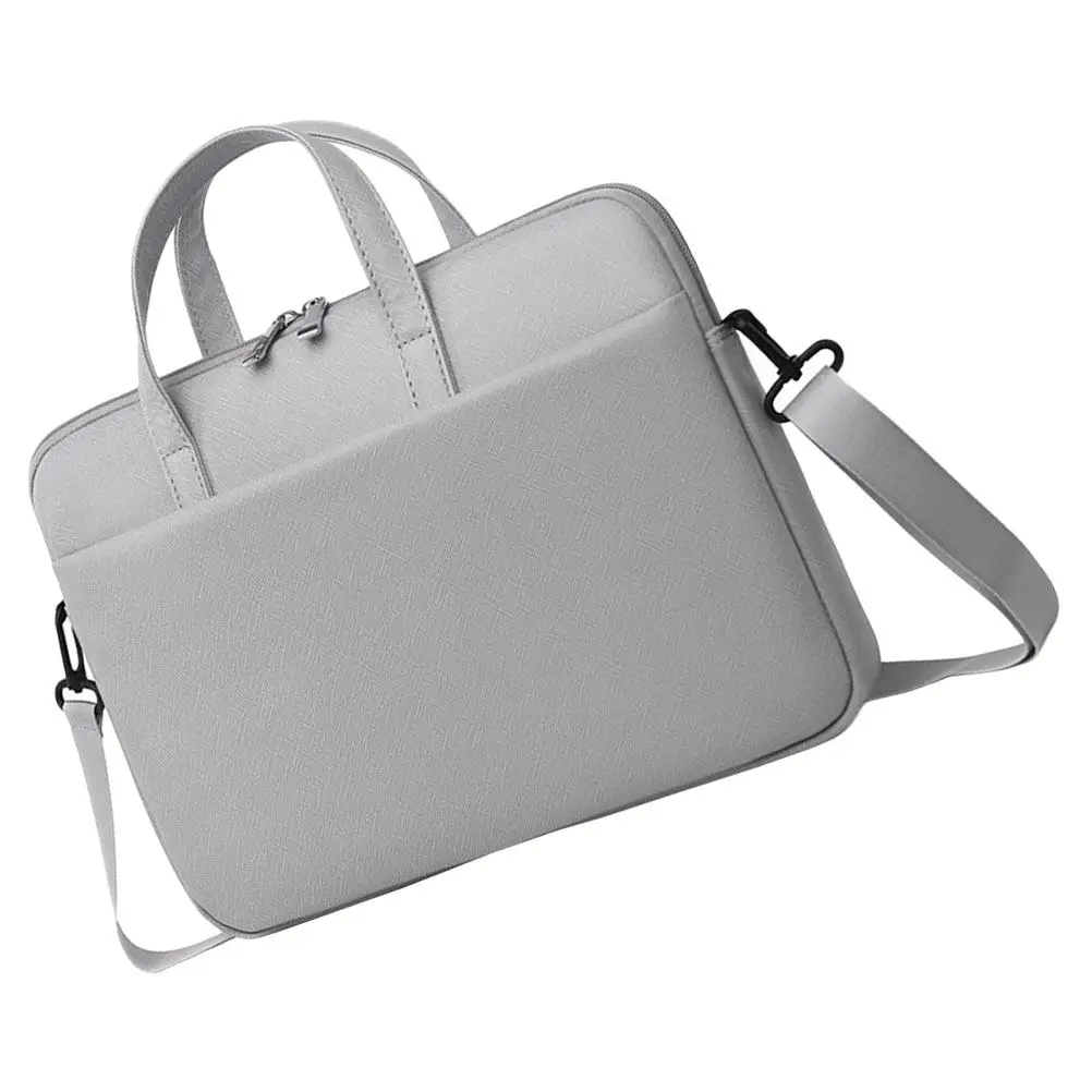 PU Waterproof Laptop Bag Business Tablet Computer Sleeve Portable Shockproof Notebook Storage Carrying Bag