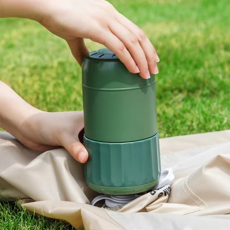 Portable Electric Air Pump for Outdoor Camping: High-pressure Inflatable Camping Plastic Air Pump