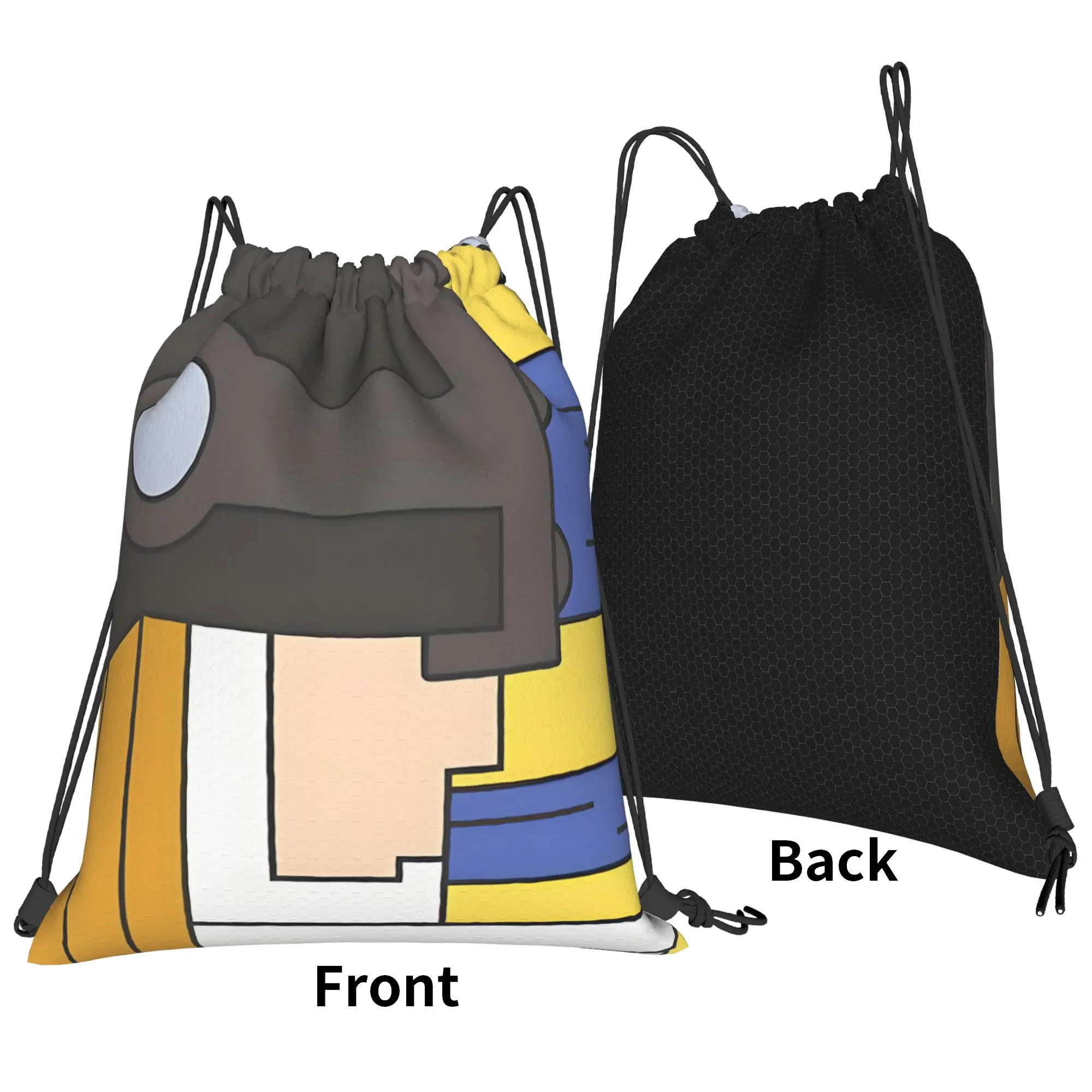 Angemon BANDAI Digimon Multi-function Pocket Men Women Storage Backpack Teenager Travel Bag Print Drawstring Bags view 3