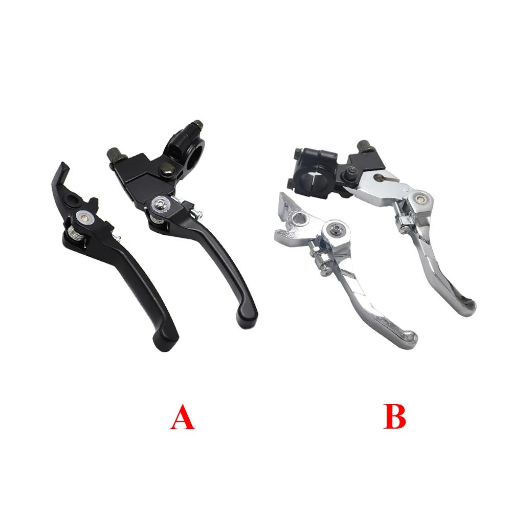 

Folding Brake Clutch Lever For Motorcycle Pit Xmotos BSE KAYO Dirt Bike ATV Quad 50cc 110cc 125cc 140cc 160cc 200cc Black Chrome