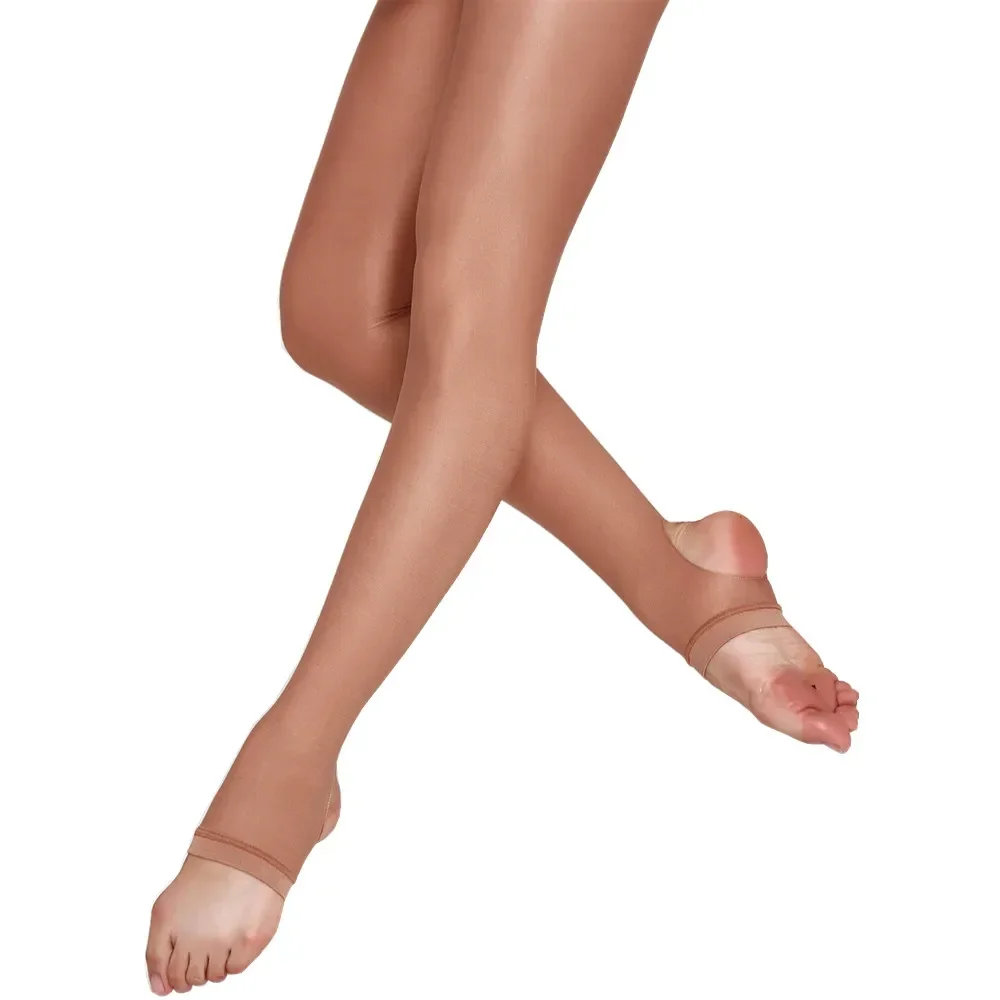 Collants 40D brillants à l'huile pour femmes, fils de bas de Yoga Sexy, Lingerie de danse et de Fitness, collants scintillants de qualité professionnelle