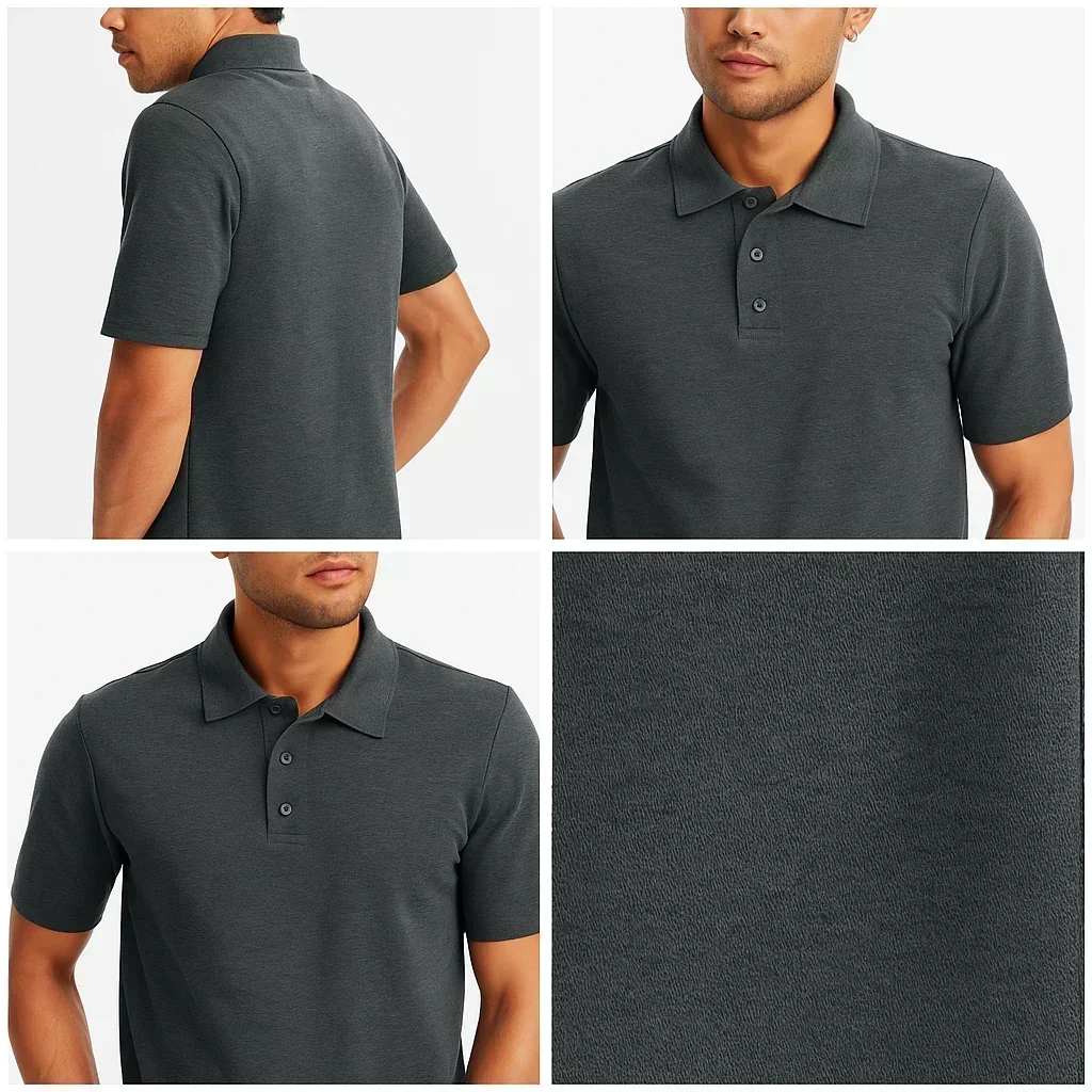 BLOCKBUSTER VIDEO Mitarbeiteruniform Poloshirt Marineblau Größe XL NEU T-Shirt mit Grafik Streetwear Sommer T-Shirt mit Buchstabenaufdruck – Detail 10