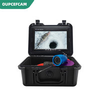 1000TVL Fish Finder Underwater Fishing Camera 12pcs White LEDs 12 IR Lights 7 Inch Monitor DVR Optional 15/30m Cable