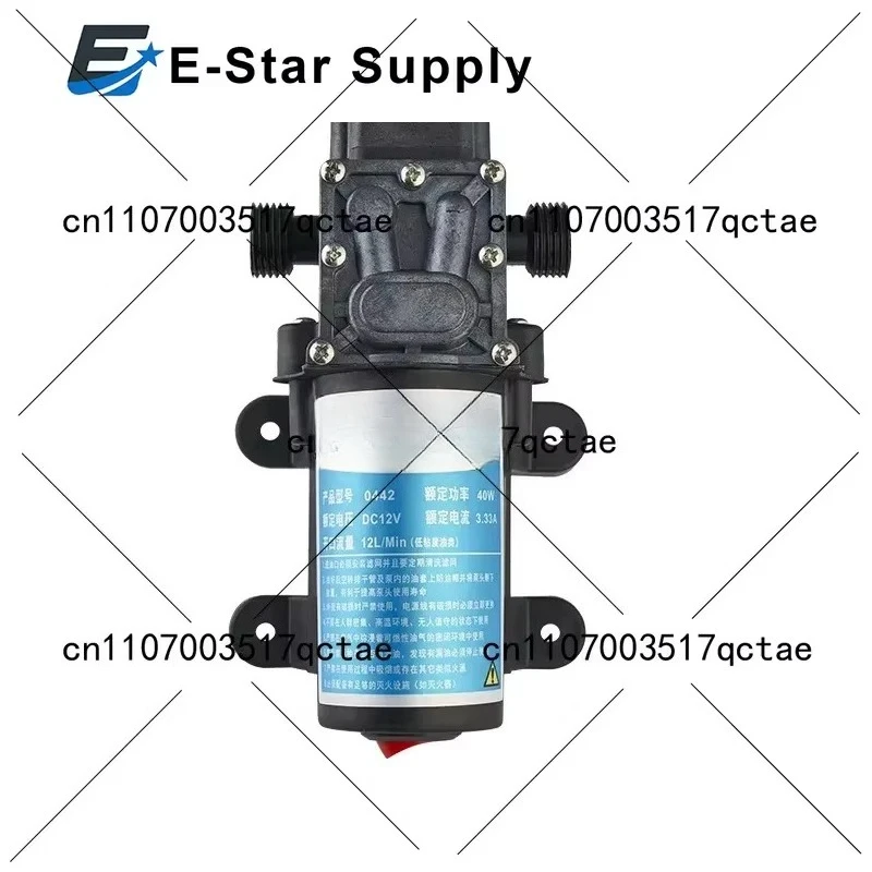 

Мембранный насос 12 В, 40 Вт, 12 л/мин для перекачки воды на масле, этаноле, дизельном топливе
