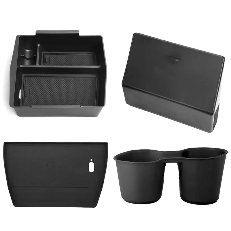 Stable- Storage Box For Subaru Forester 2025 Center Console Organizer Armrest Wireless Charging Pad Cup Holder Kit