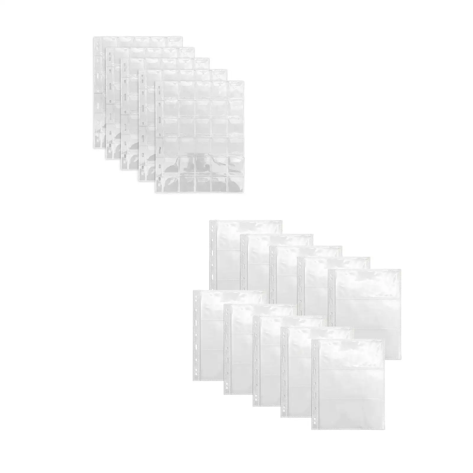 

Currency Pages Binder Sheets Collector Sturdy Transparent Lightweight Holder