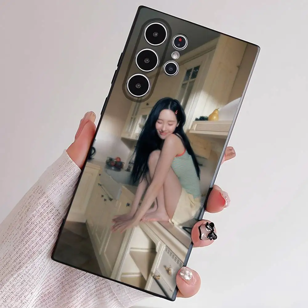 เคสโทรศัพท์ซันมี นักร้องเคป๊อปเกาหลี สำหรับโทรศัพท์ซีรีส์ S รุ่น S21 S22 S23 S24 S25 FE Plus Ultra วัสดุ TPU นุ่ม สัมผัสนุ่มสบายผิว