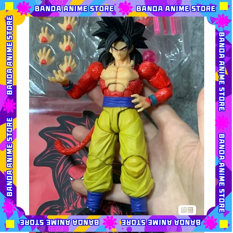 

In Stock Dragon Ball Demoniacal Fit SSJ4 SSJ Son Goku Wild Power GT Heads Anime Action Figure Gifts Toys Collection