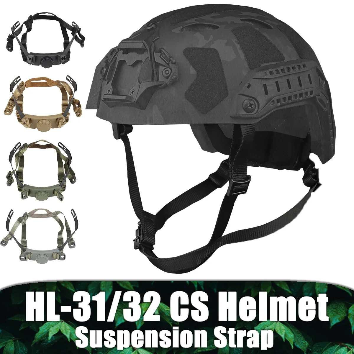 

HL-31/32 Helmet Inner Suspension System Portable CS Helmets Adjustable Head Lock Strap Accessories For FAST SF HIGH CUT HELMET