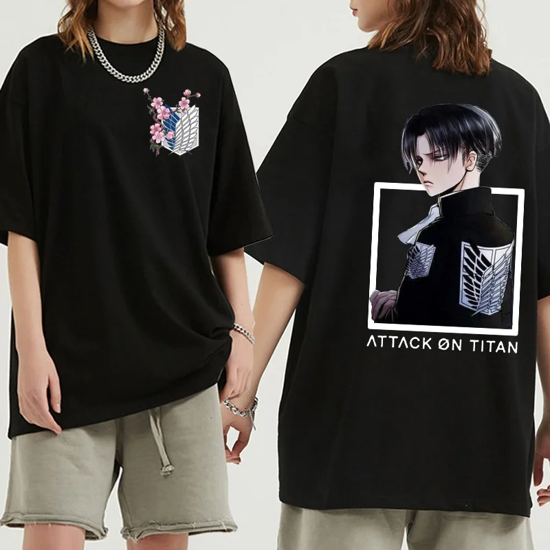 進撃の巨人-アニメ-メンズtシャツ-面白い目玉デザイン-長袖-ウルトラスリムフィット-若々しいトレンド-ヘンリーカラースタイル