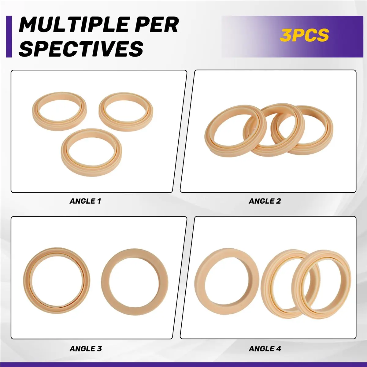 #32V 54Mm Silicone Steam Ring, 3Pack Grouphead Gasket for Breville,silicone gasket For Breville,(Photo Color)