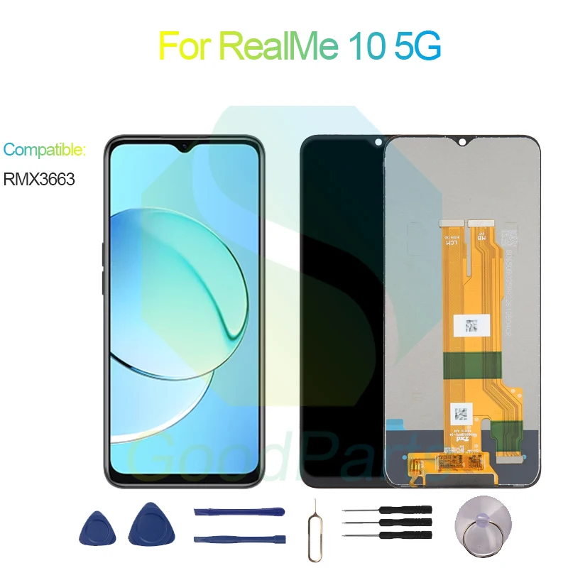 

For RealMe 10 5G LCD Display Screen 6.6" RMX3663 For RealMe 10 5G Touch Digitizer Assembly Replacement