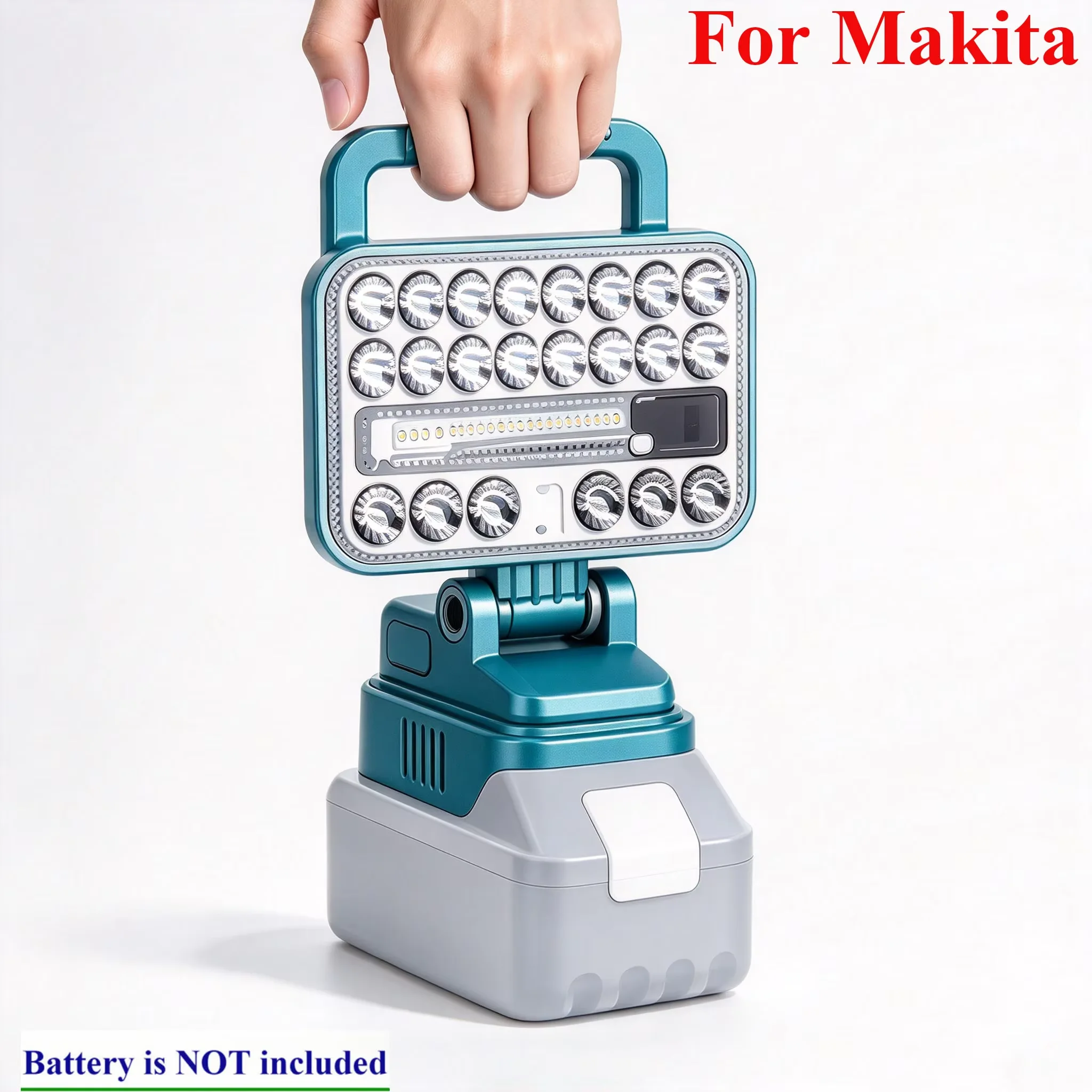 Lantern Working Light For Makita For DeWalt For Bosch For Milwaukee For Ryobi For BlackDecker Li-ion Battery Lamp USB Power Bank