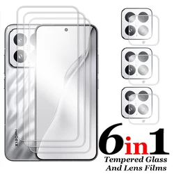 For Xiaomi 15 5G Glass 6.36 inch Full Glue Clear Screen Protector For Xiaomi 15 Tempered Glass For Xiaomi 15 5G Lens Film