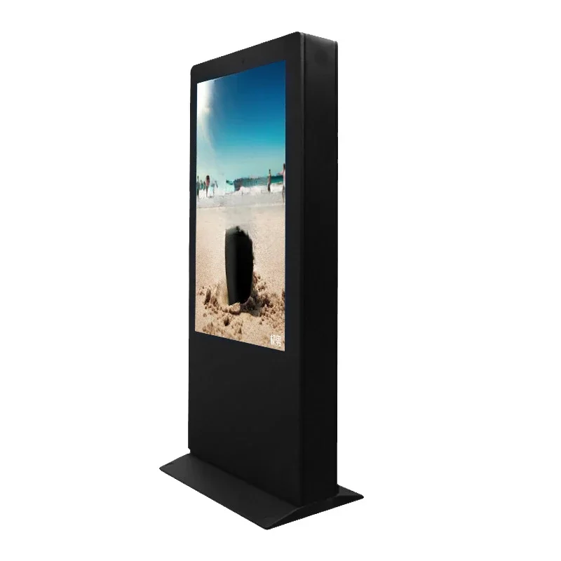 connect waterproof advertising screen digital signage waterproof kiosk outdoor lcd display