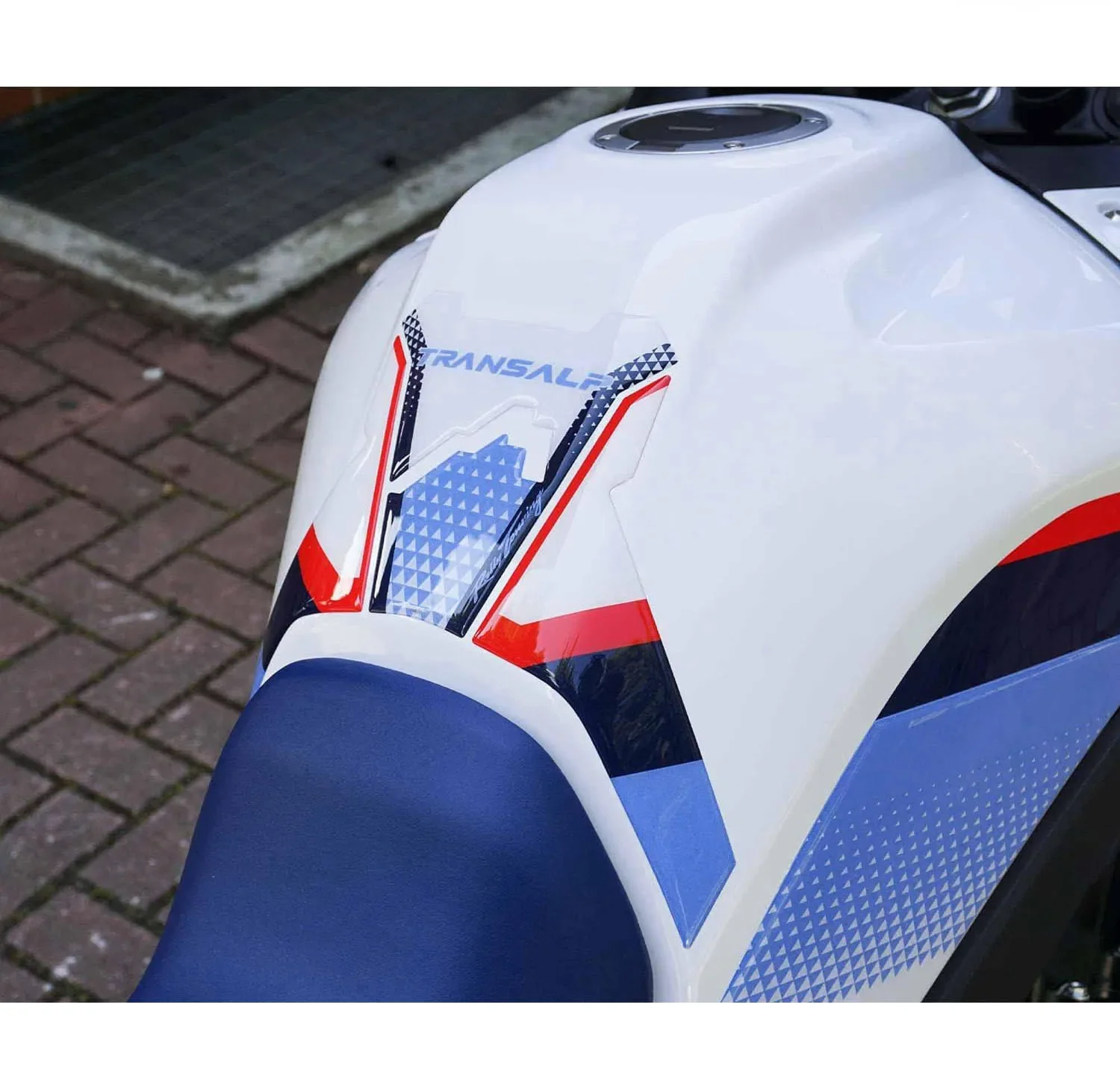 Pelindung tangki bantalan stiker 3D untuk Honda XL750 Transalp 2023