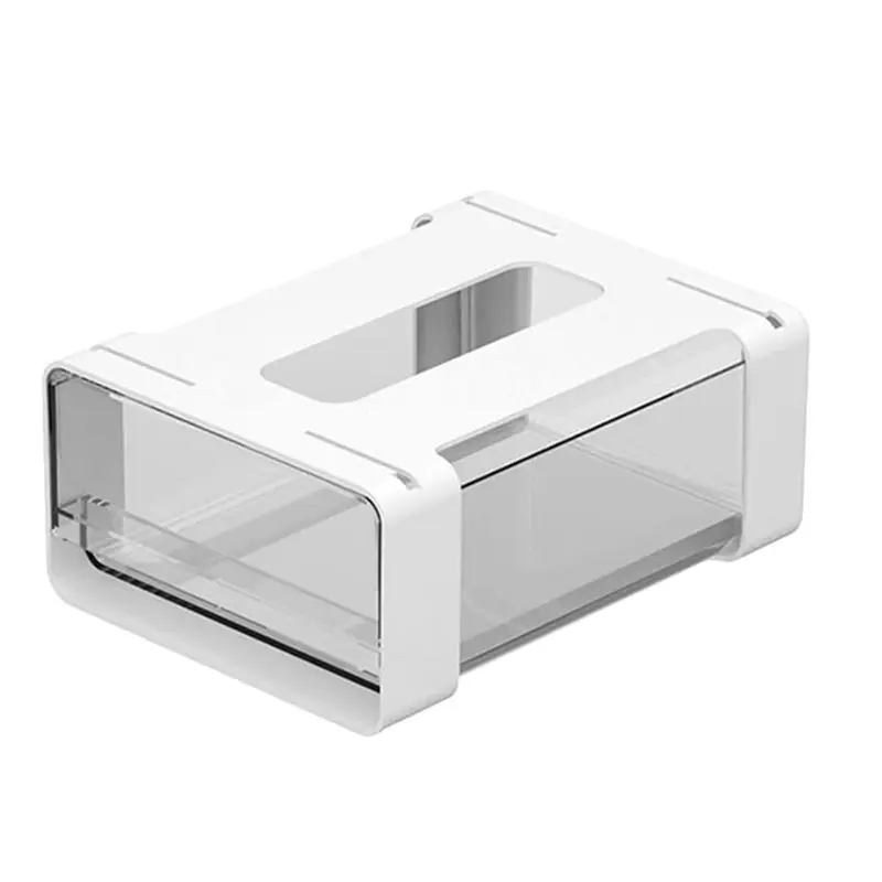 Paper Plate Holder, Under Cabinet Drawer Organizer, Plastic Storage Organizer For Kitchen Cabinet, Cabinet Accessories-A21R