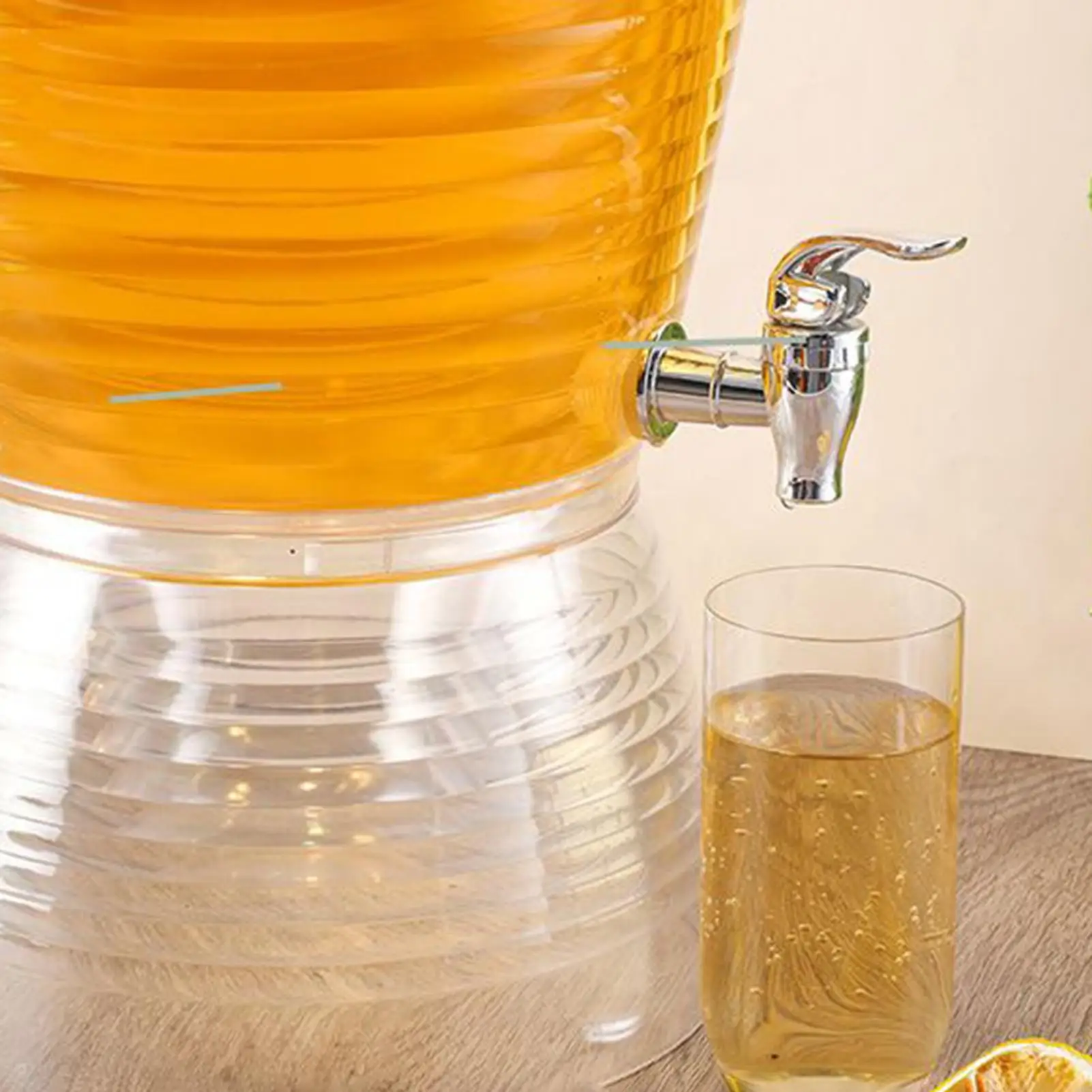 

Large Drink Dispenser With Faucet 10L Cold Drink Dispenser Beer Pitchers For Countertop Tea Commercial Pantry Kitchen Coffee