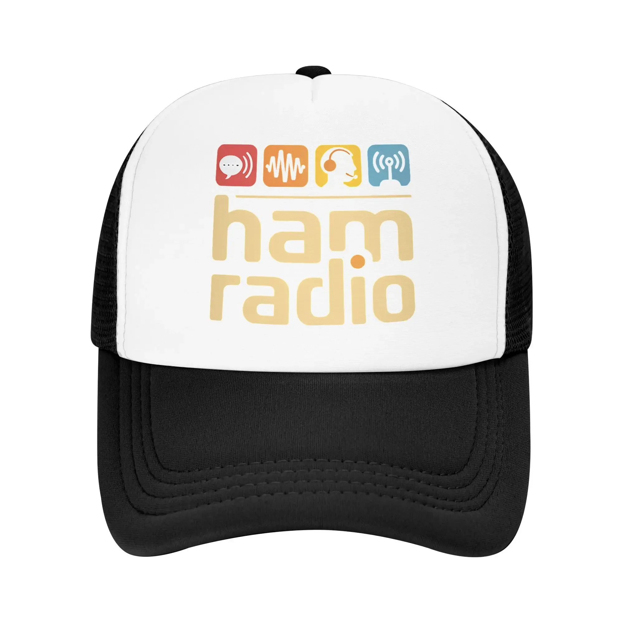 Ham Radio Operator Amateur Radio Trucker Hat For Men Women Summer Breathable Mesh Side Sun Hats Caps For Casual Headwear
