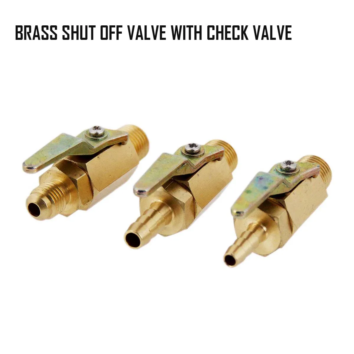 Brass Shut Off Valve With Ball Check Valve 1/4\