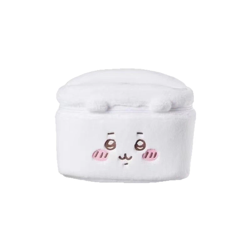 

Милая плюшевая косметичка Чиикава: мультяшный персонаж, мягкий пушистый органайзер для макияжа, портативный дорожный футляр для туалетных принадлежностей