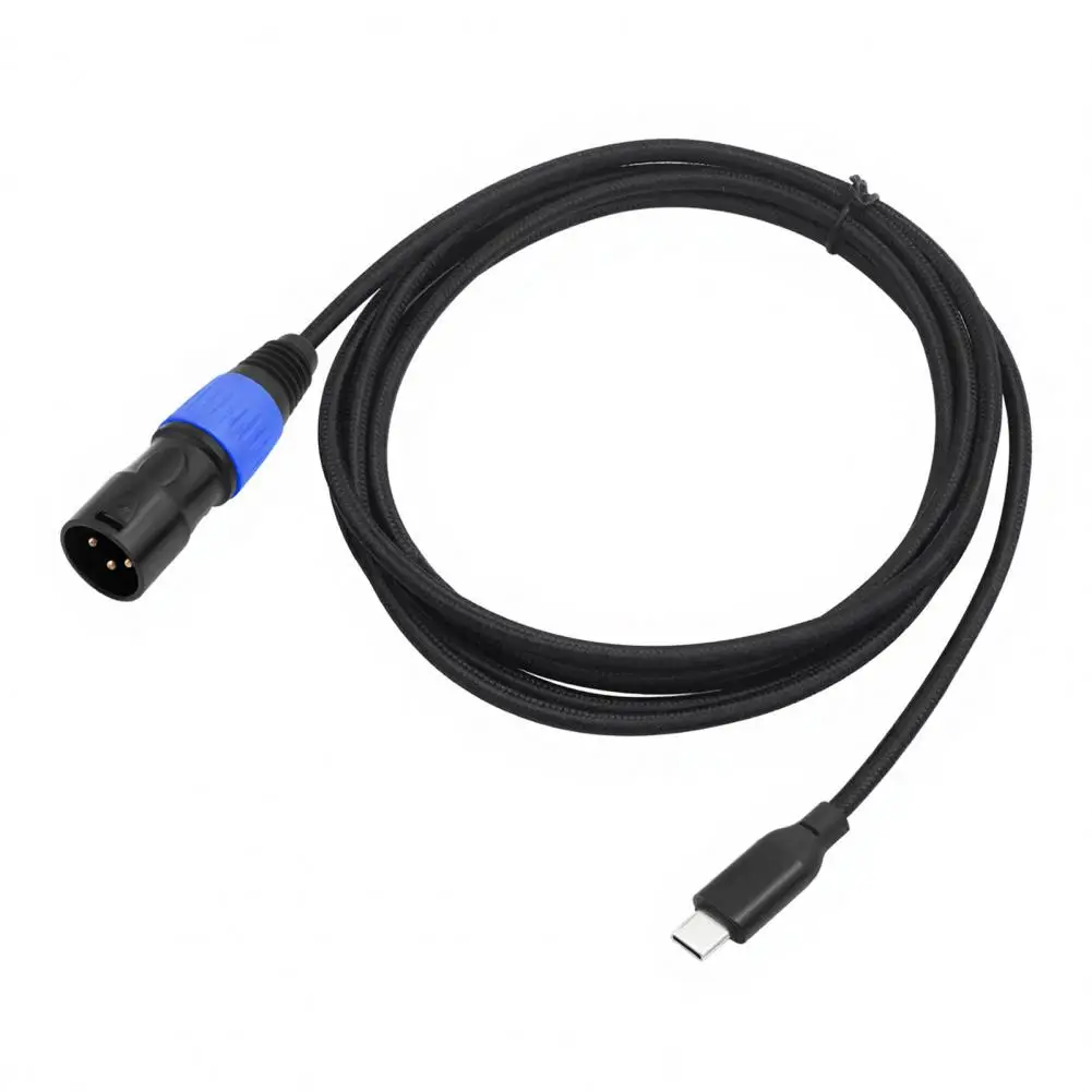 Active Speakers Audio Cable Usb C to Xlr Audio Cable Usb-c to Xlr Male Audio Cable Adapter Type-c to 3-pin Xlr for Active