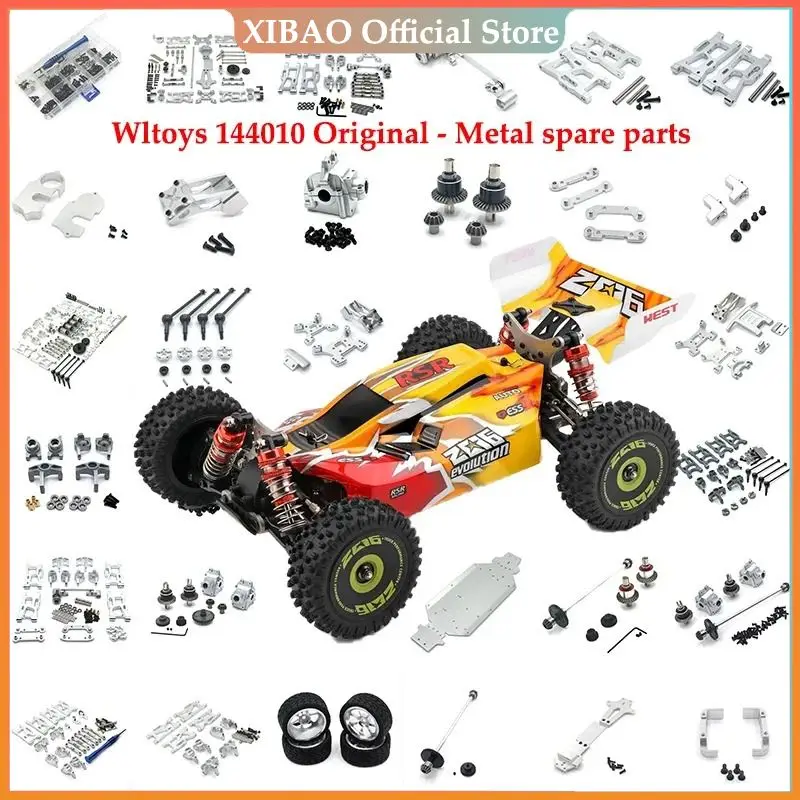 

Металлическая коробка передач Wltoys 144001 144002 144010 124007 124016 124017 124018 124019, корпус коробки передач и детали дифференциала