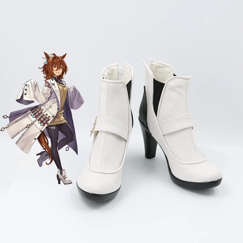 รองเท้าคอสเพลย์เกม Pretty Derby Agnes Tachyon รองเท้าคอสเพลย์เจ้าหญิง Superluminal สำหรับงานปาร์ตี้ฮาโลวีน ผู้ใหญ่ ผู้หญิง ผู้ชาย