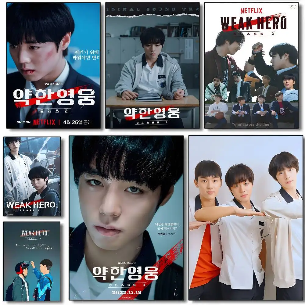 Weak Hero Class 1 2 TV Movie Poster Art HD Canvas Advanced Aesthetic Printing Paper Wall Art for Living Room Home Decor