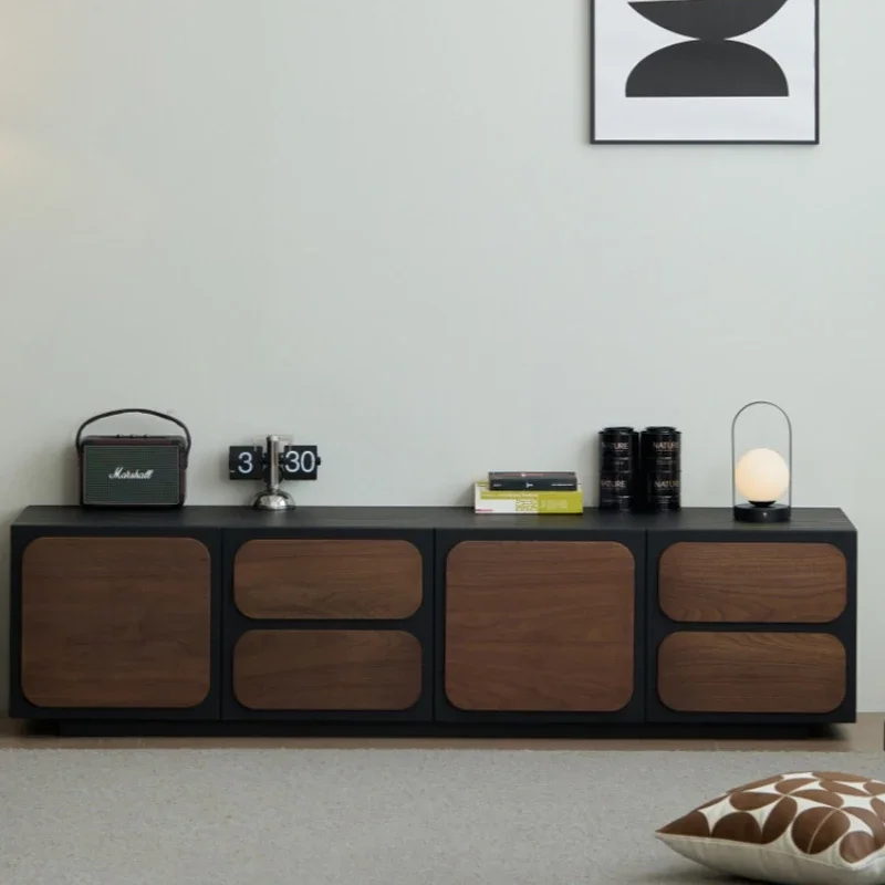 

Vintage Solid Wood TV Cabinet Storage Light Luxury Display Modern Designer Tv Table Monitor Living Room Archivadores Furniture