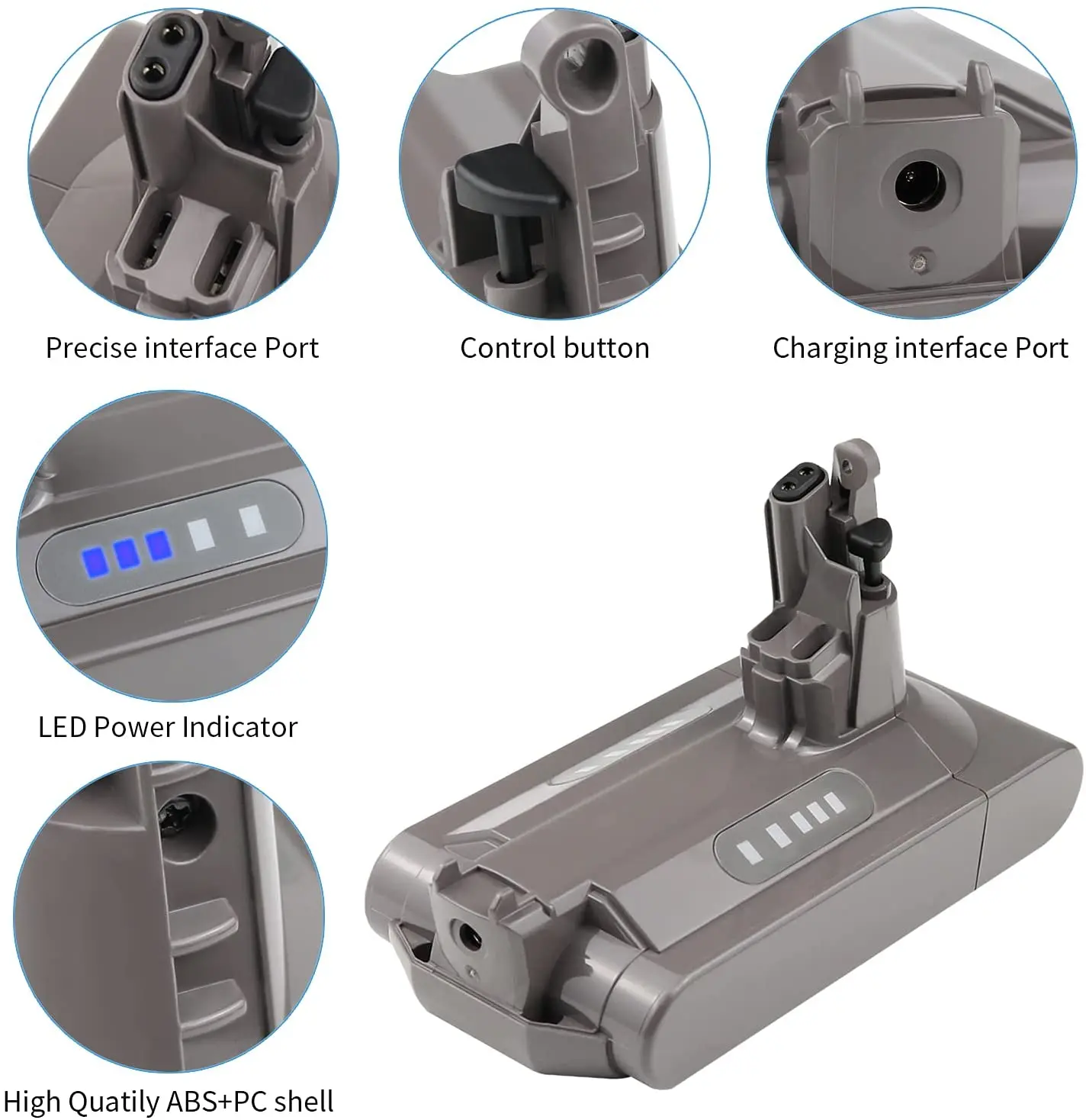 V10 wymienna bateria 25.2V 6000mAh dla Dyson V10 SV12 cyklon V10 baterii próżniowe V10 absolutną V10 puszyste