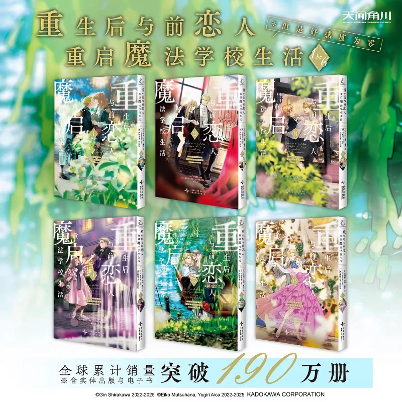 Return From Death Vol.1-6 After Rebirth I Restarted My Magic School Life with My Ex-loverl Simplified Chinese Comic