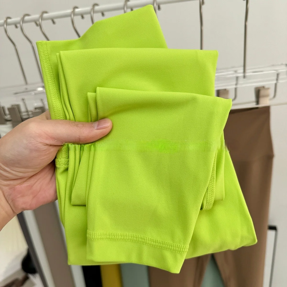 Yoga Pants Quick Dry Women Emo Knitted Clothes Walking Pocket Thermal Wasit Base Pure Fashionable Casual Fashion  Running