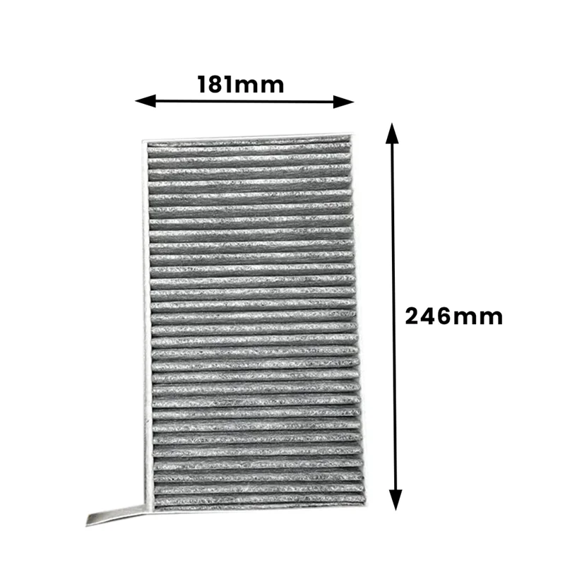 HEPA Air Conditioning Filter External Filter Carbon Cloth Filter 1658375-00-A for Tesla Model 3 Y 2021-2023