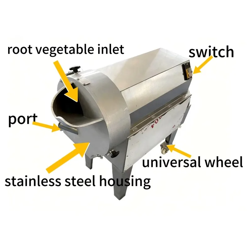 Factory Directly Electric Fully Automatic Fruit Vegetable Cutter Slicing Chopper Ginger Slicer Potato Carrot Onion Machine XH