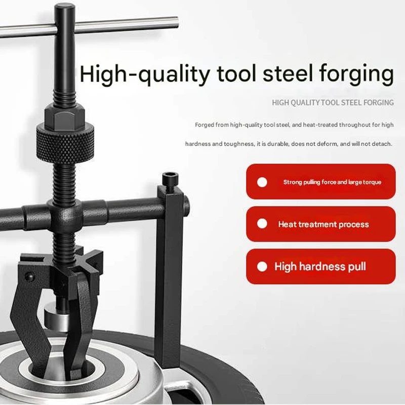 3 Jaw Inner Pilot Bearing Puller Auto Bushing Gear Extractor Wheel Automotive Machine Tool Kit for Car SUV Motorcycle Motorbike