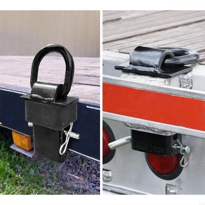 Trailer Stake Pocket D Rings With Locking Mechanism For Vehicle Recovery Hook 