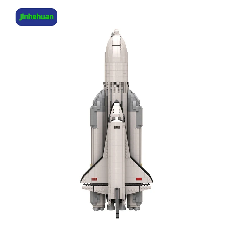 MOC Military 1:110 Energia Buran Rocket Building Blocks Soviet Union Spacecraft Space Blizzard Vehicle Toy For Children Kid Gift