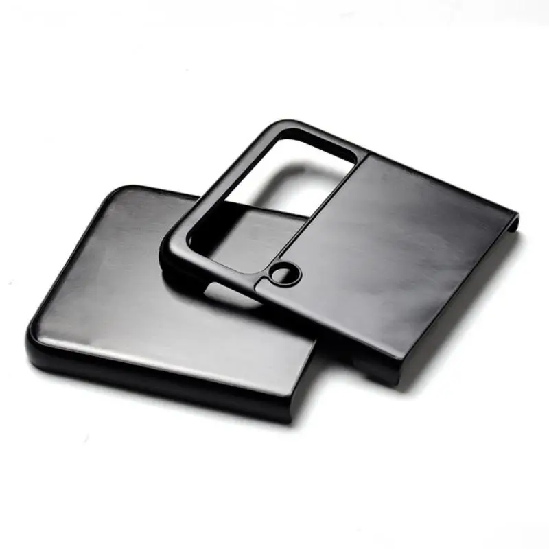 1pc Transparent Protective Cover For Galaxy Z Flip 3 5G Case Hard PC Shockproof Back Bumper Shell For Samsung Galaxy Z Flip Case